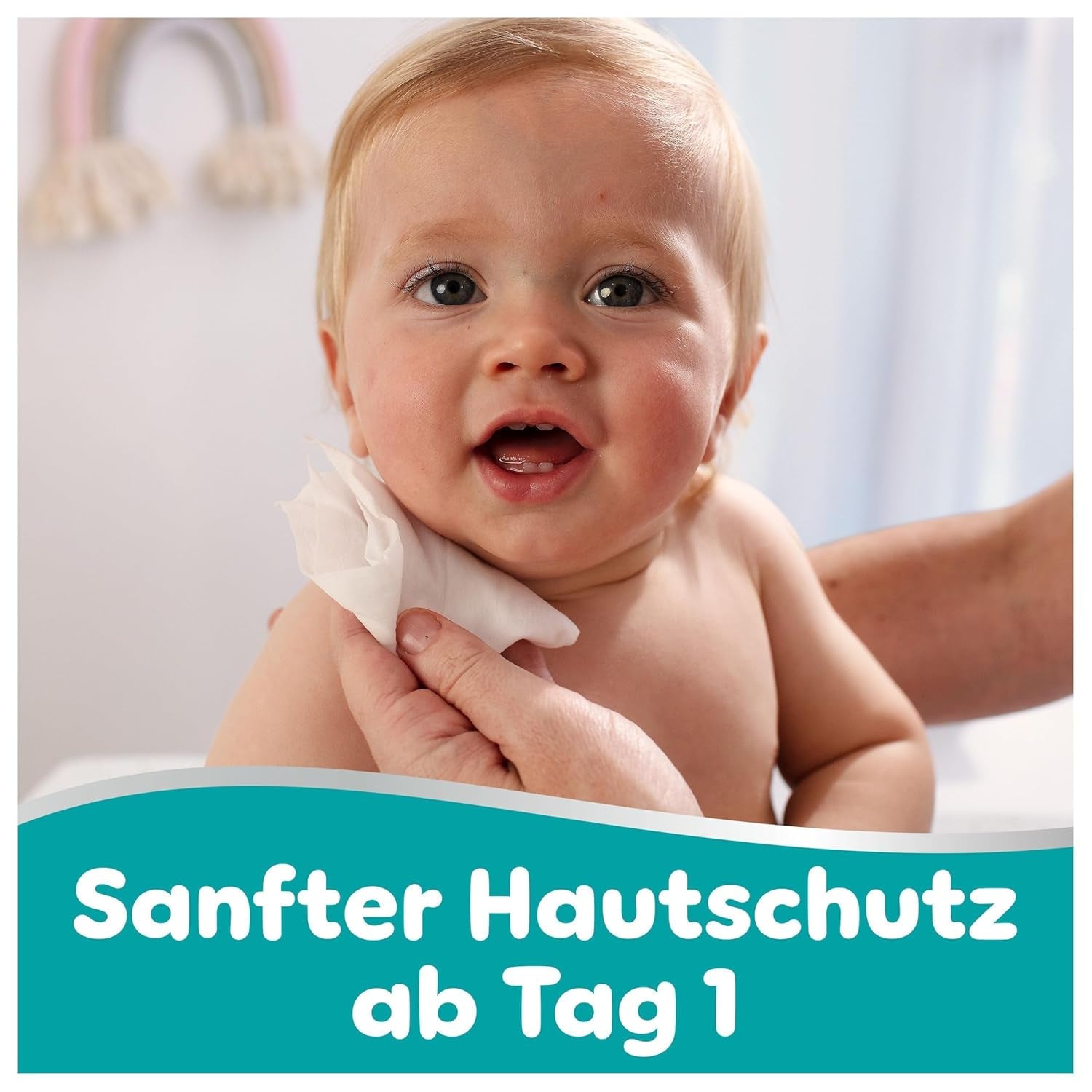 Salviette per neonati Pampers 99% acqua, 12 confezioni da 60 salviette ciascuna = 720 salviette per neonati, lozione leggera 99% acqua