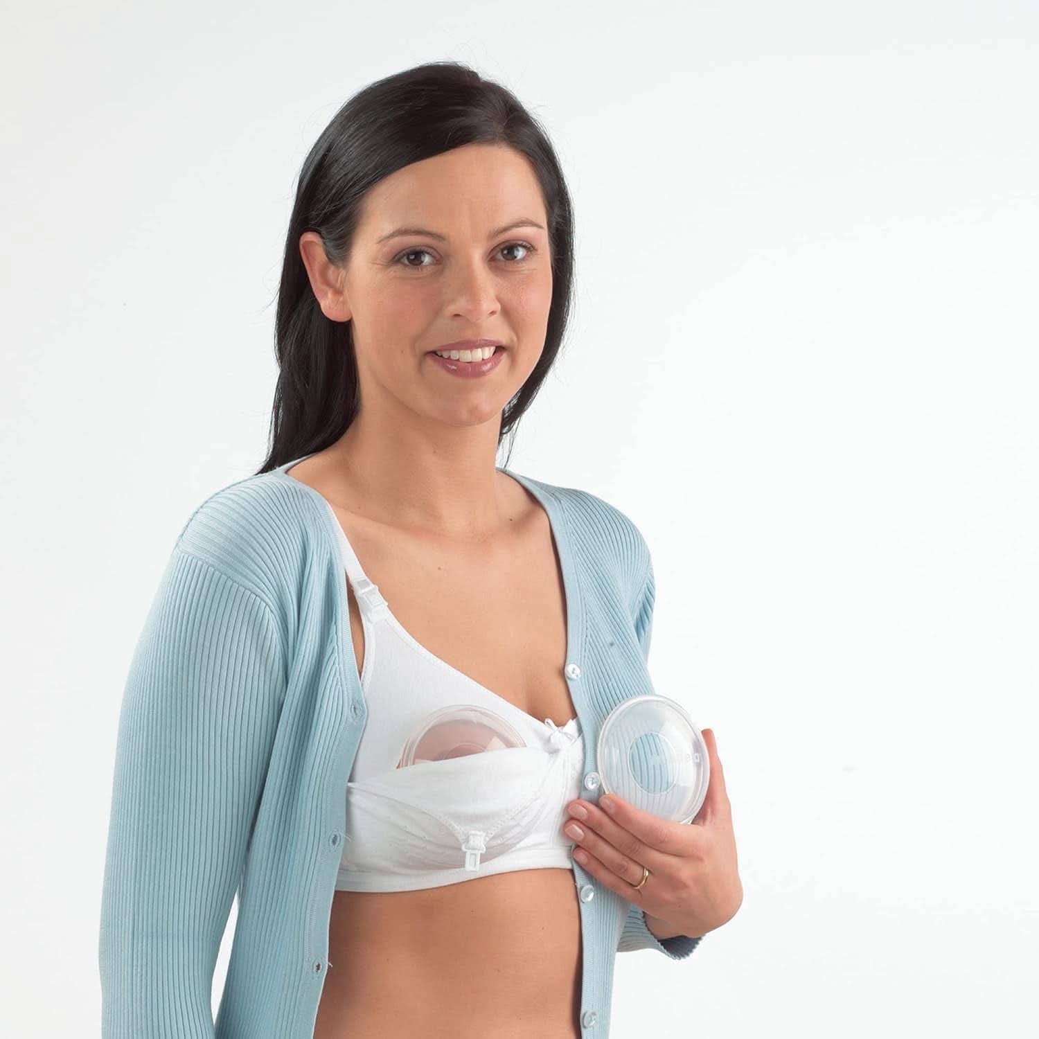 Conchiglie Medela Milk Collection - BPA-, Realizzate in silicone morbido e flessibile, Include 2 pezzi Accessori Alimentazione e Allattamento Bebe Naty Shop