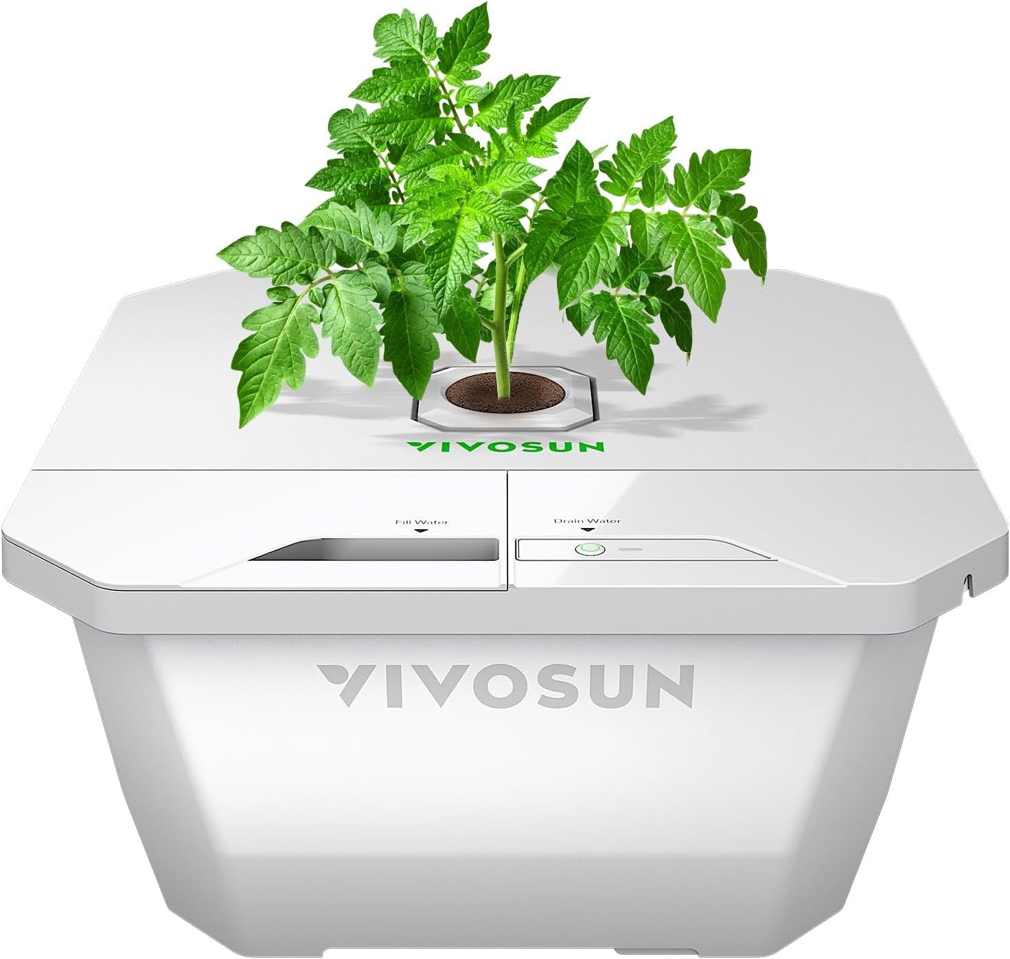 VGrow Smart Grow Box All-in-One, sistema professionale con lampada di coltivazione Samsung LM301H EVO, sistema avanzato di circolazione e ventilazione, irrigazione, fornitura di nutrienti per coltura idroponica indoor