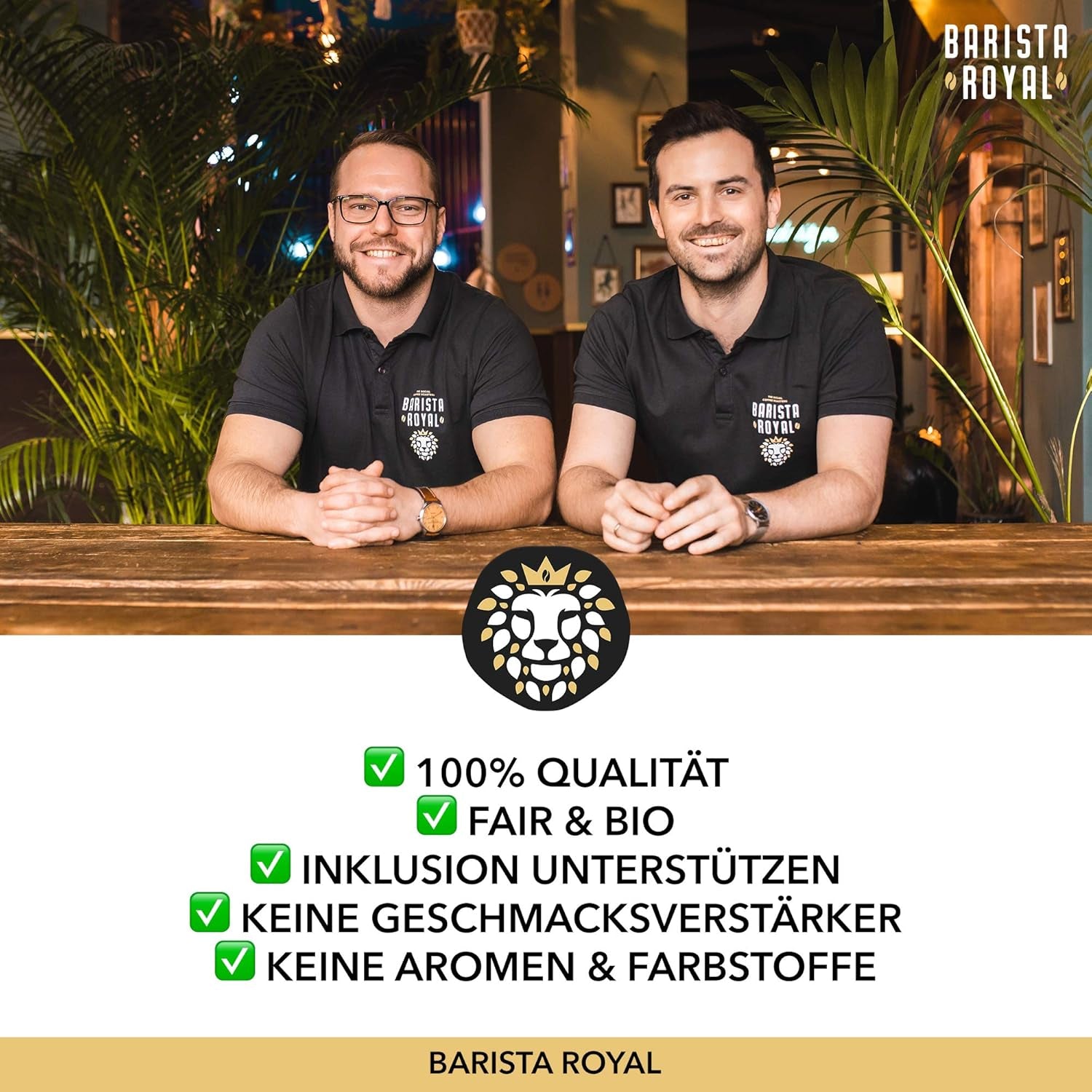 BARISTA ROYAL Bio Kaffeebohnen 1kg "Seleccion Especial" | Frische Kaffeebohnen direkt gehandelt | 70% Arabica, 30% Robusta Kaffee ganze Bohnen | Ideal für Vollautomat und Filtermaschine