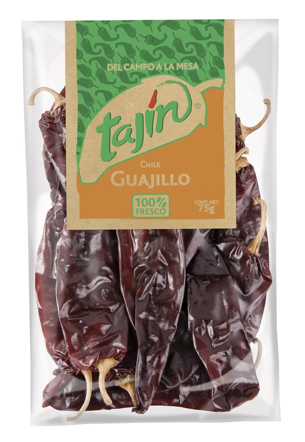 TAJIN Chili Guajillo – Getrocknete Ganze Guajillo-Chilischoten | Autentici piatti messicani per salse e marinate – Würzig, Rauchig und Scharf, perfetti per biscotti e tacos