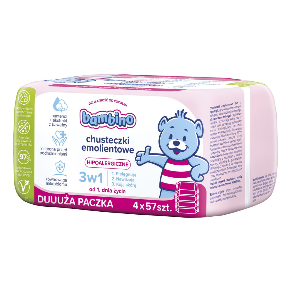 Salviette 3 in 1 4x57 pz