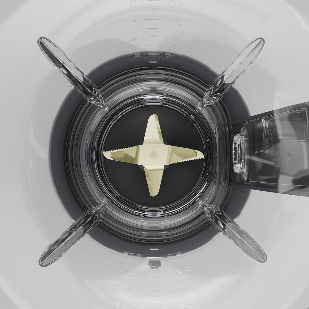 Grundig Delisia Novus SM 7140 Professioneller Robot da cucina, 1,5 litri, 800 Watt, 6-Fach Edelstahlmesser Mit Zirkonium-Beschichtung, 5 Geschwindigkeitsstufen + Pulse-Funktion, Dark Inox/Edelstahl Kitchen Naty Shop