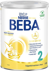 Nestlé BEBA 2 Latte di proseguimento in polvere dopo 6 mesi, con complesso 5 HMO, solo lattosio, senza olio di palma, confezione da 3 (3 X 800G) Mamma e Bambino Naty Shop