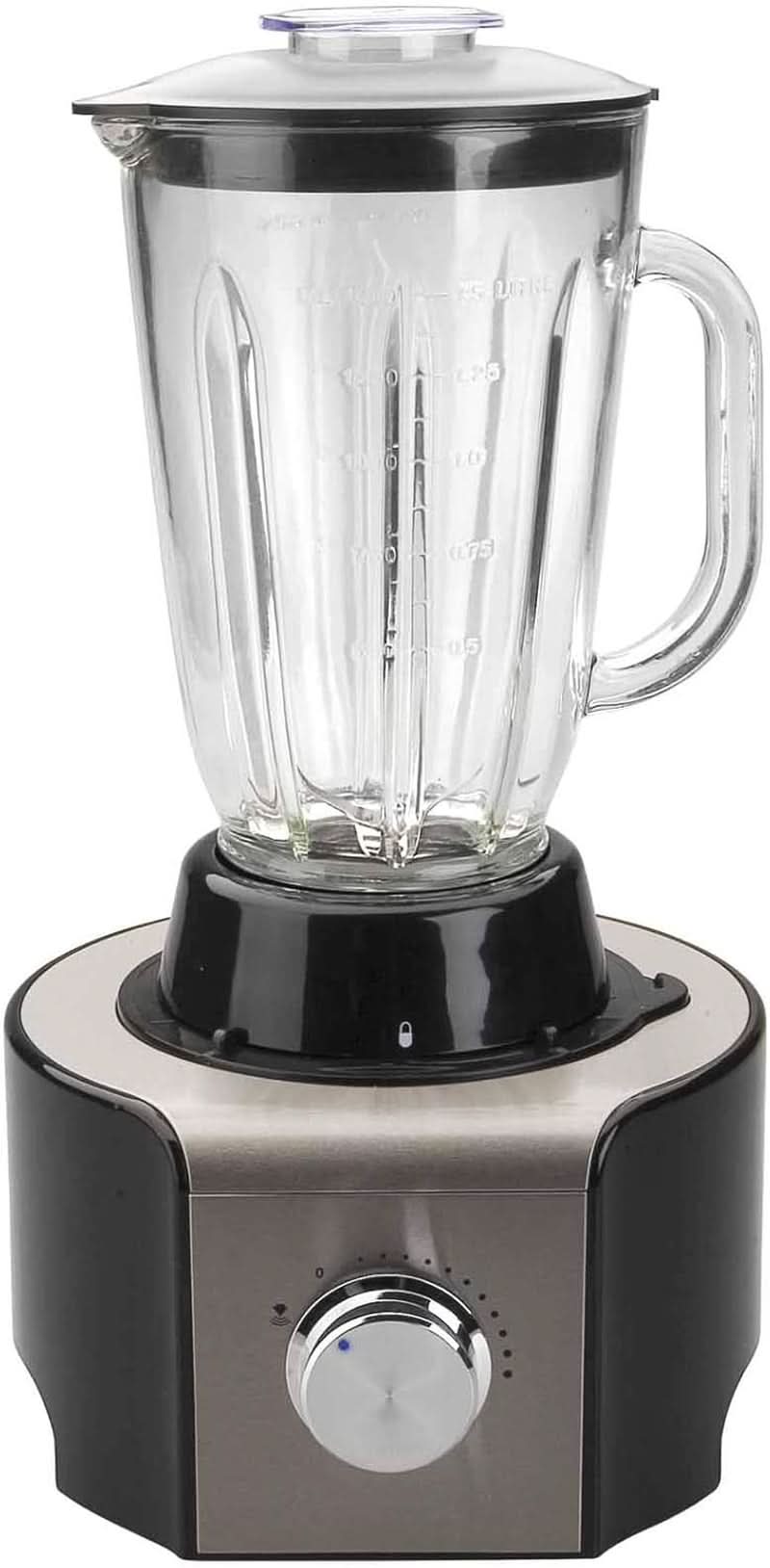 69079 -69079 robot multifunzione 800 w-nero, acciaio inox, vetro e plastica, multicolore Mamma e Bambino Naty Shop