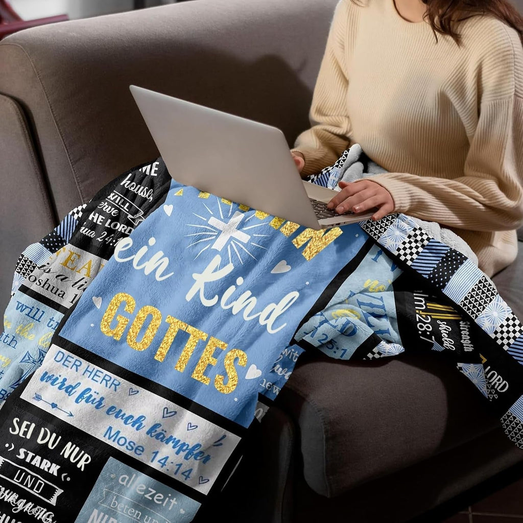 ZQYMM Cadouri creștine pentru femei bărbați, cadouri de botez / confirmare pentru fete / băieți, inspiraționale / religioase, cadouri spirituale catolice, cadouri de ziua de naștere pentru creștini Paturi si Cuverturi ZQYMM