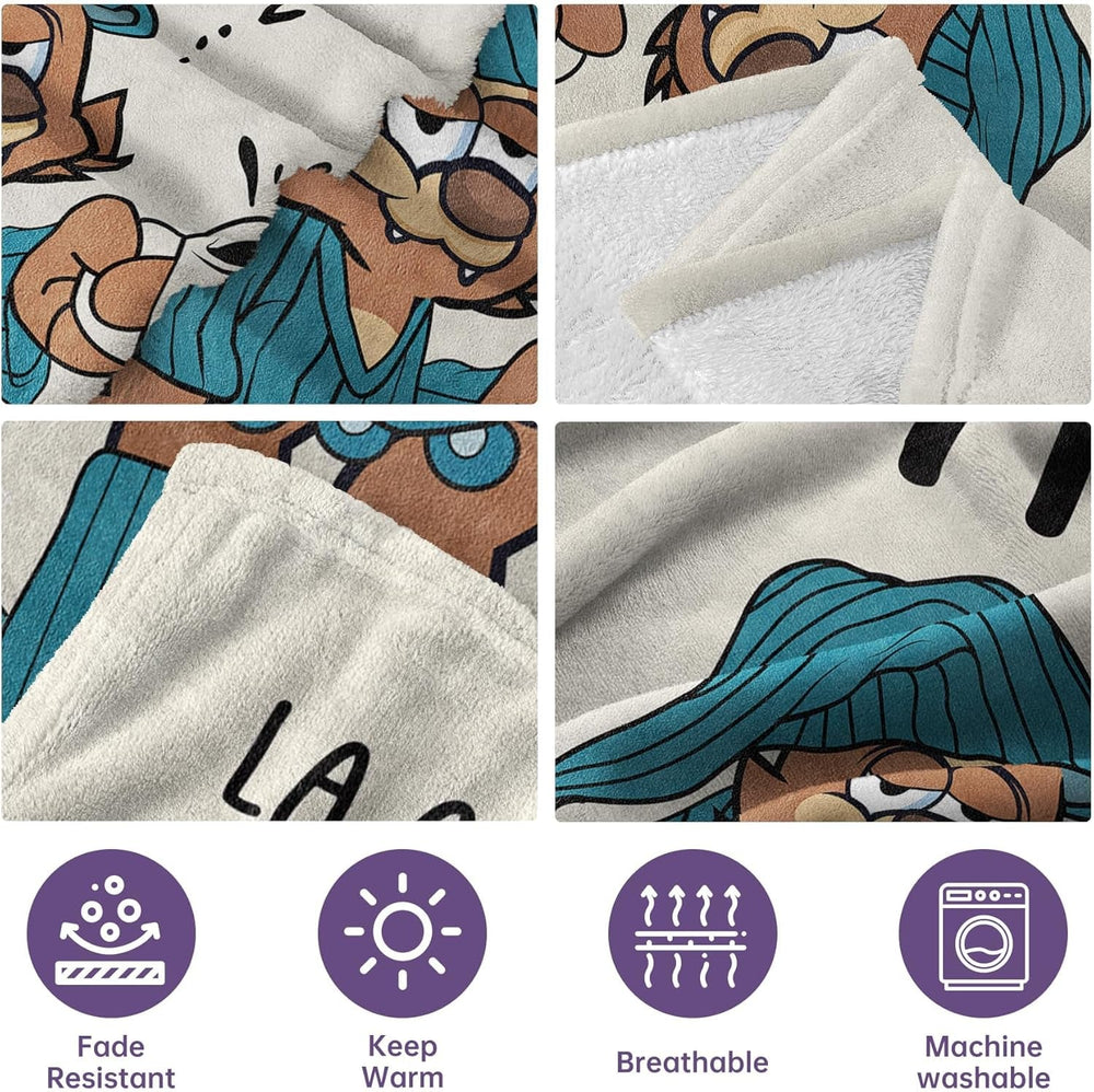 Coperta in flanella Juratar per papà - regalo per compleanno, festa del papà e Natale - 152 X 130 cm Letti e coperte Besuche den Juratar-Store