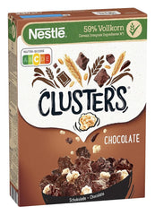 CLUSTER Cioccolato, Cereali da farina integrale al 59%, Con cioccolato e mandorle, Contiene vitamine, calcio e ferro, 330 grammi Naty Shop Default Title