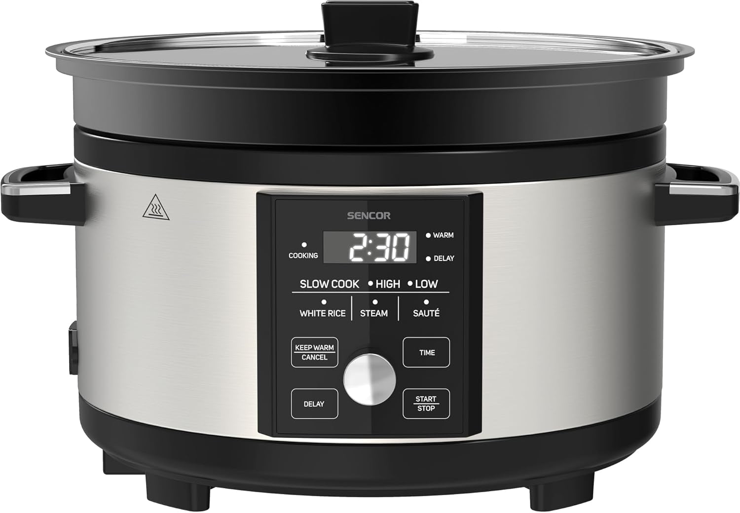 Slow Cooker SPR 5520SS SENCOR Slow Cooker Naty Shop Negru 5.5 Litri