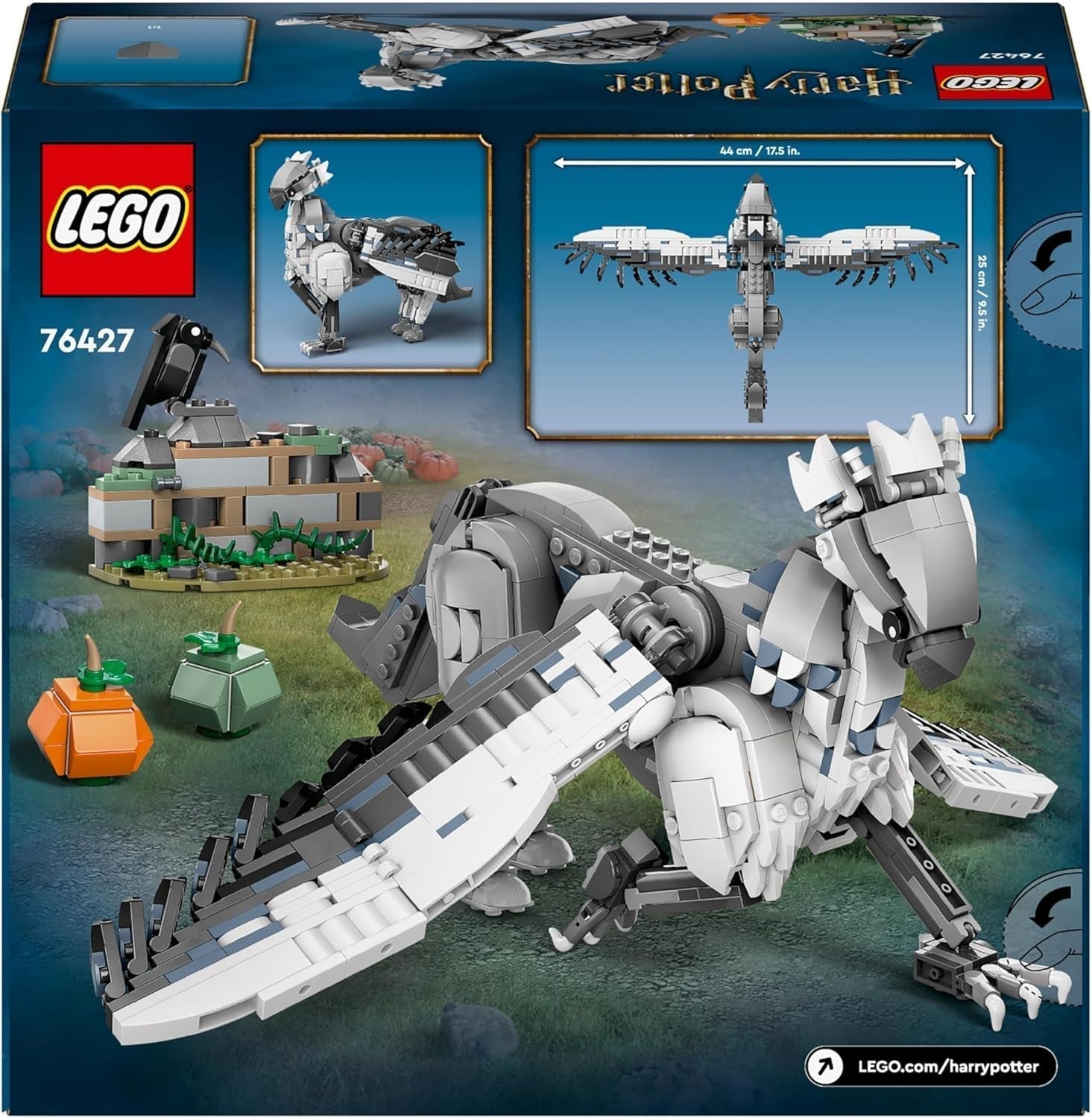 LEGO Harry Potter Hippogriff Buckbeak, jucărie creatură mitică de colecționat, set de joacă creativ pentru copii, cadou pentru băieți, fete și toți fanii 76427 Seturi de constructie Besuche den LEGO-Store