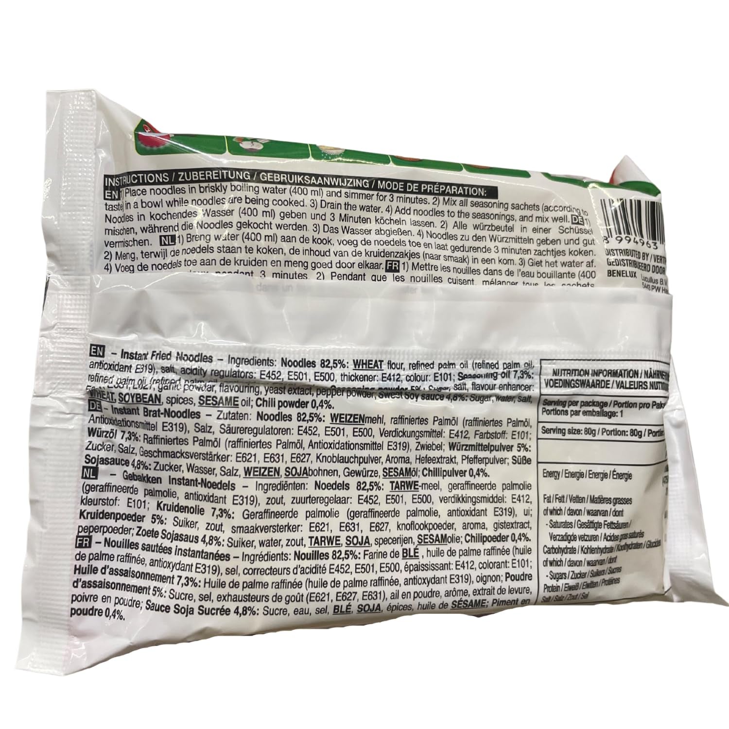 INDOMIE - Noodles istantanei Mi Goreng - Confezione multipla (40 x 80g)