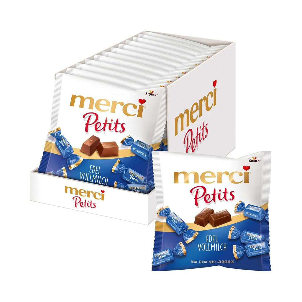 Merci Petits Chocolate Collection - Mix de specialități de ciocolată Bomboane de Ciocolata Naty Shop 12 X 125G Lapte integral nobil