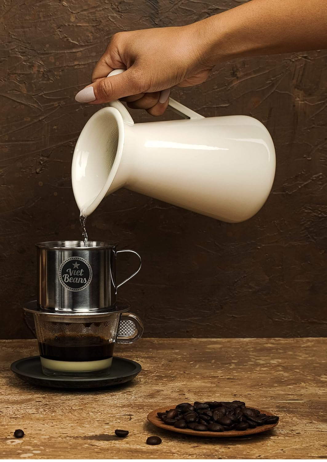 VietBeans KEO - Schokoladiger Kaffee – Ganze Kaffeebohnen - Geröstet in Butter, Whisky und Rum - Intensiver Schoko-Geschmack - Aroma: Schokolade – 250g