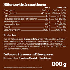 Confezione grande di M&M's al cioccolato, lenticchie croccanti al cioccolato con glassa di zucchero colorata, party mix, 1 x 800 g, caramelle a tema football americano