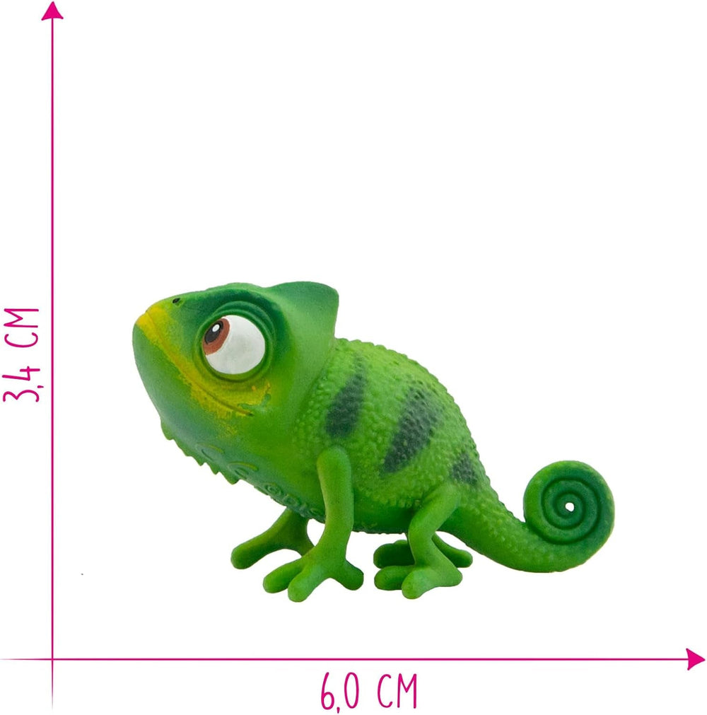 Bullyland 12422 - Statuetta camaleonte Pascal di Walt Disney Rapunzel "Newly Reconfiguring", ca. 6 cm, fedele ai dettagli, ideale come piccolo regalo per bambini dai 3 anni in su. Action figures Naty Shop