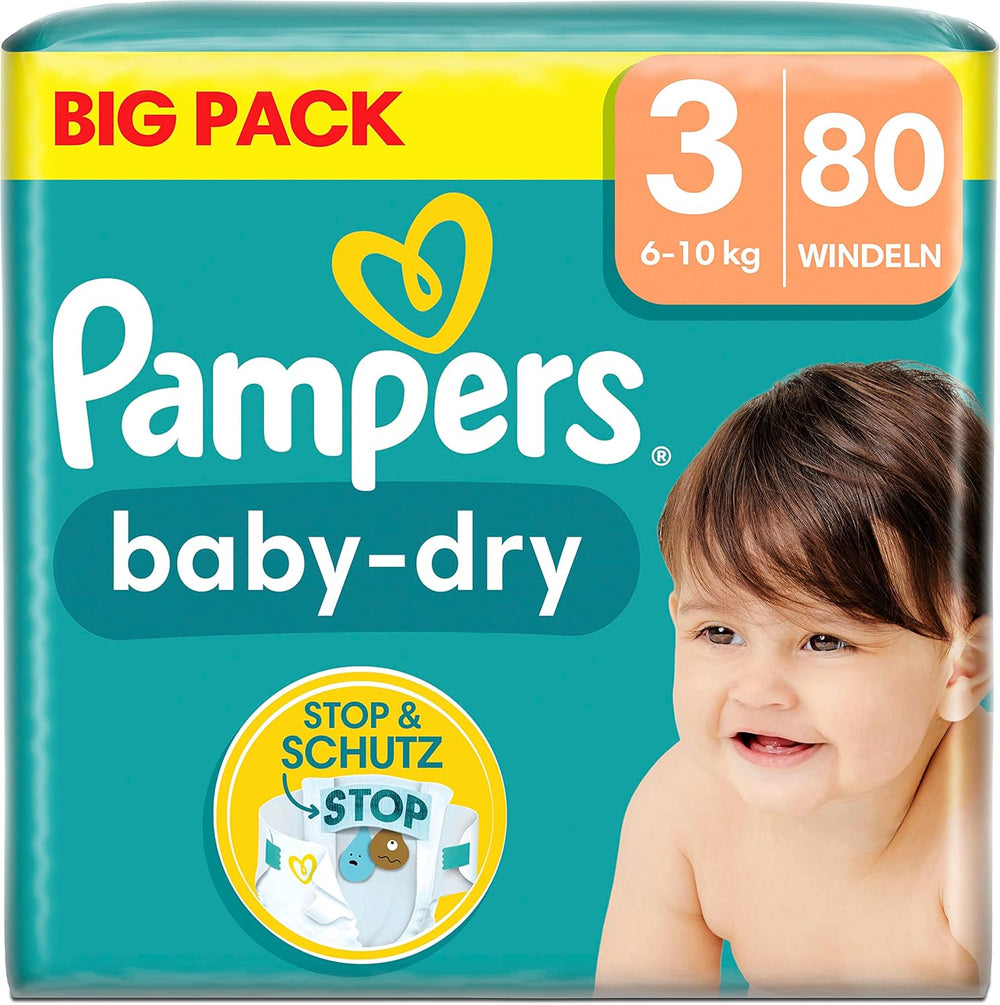 Pampers (vecchia versione), mutandine, taglia 4, 9 kg-15 kg, confezione da tre (1 x 88 pannolini)