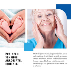 BIODERM Cellusoft - Salvietta monouso morbida in viscosa e poliestere Salviettine umidificate Baby Naty Shop