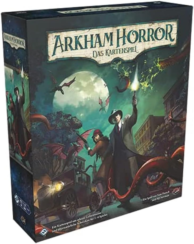 Fantasy Flight Games, Arkham Horror: LCG, Gioco base, Gioco per esperti, Gioco di carte, 1-4 giocatori, Età 14+, 45+ minuti, Tedesco, Multicolor, Colorato