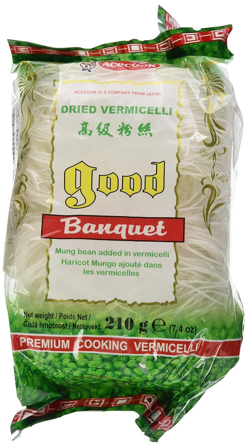 ACECOOK - Vermicelli con fagioli GD - (1 X 210 GR)
