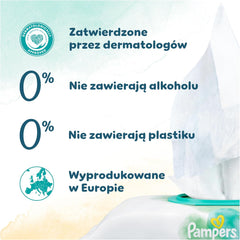 Salviette umidificate Pampers Harmonie Protect & Care, 18 confezioni da 44 salviette ciascuna = 792 salviette che aiutano a ripristinare il naturale equilibrio del pH della pelle