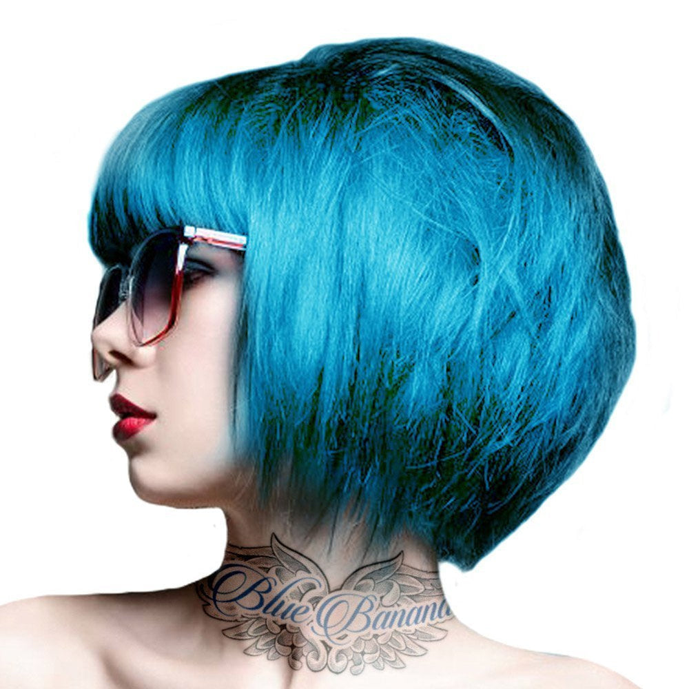GO TOXIC UV cremă semipermanentă pentru colorarea părului, 100 ml (1 pachet) Vopsea pentru par Naty Shop Albastru 1 bucată (pachet de 1)