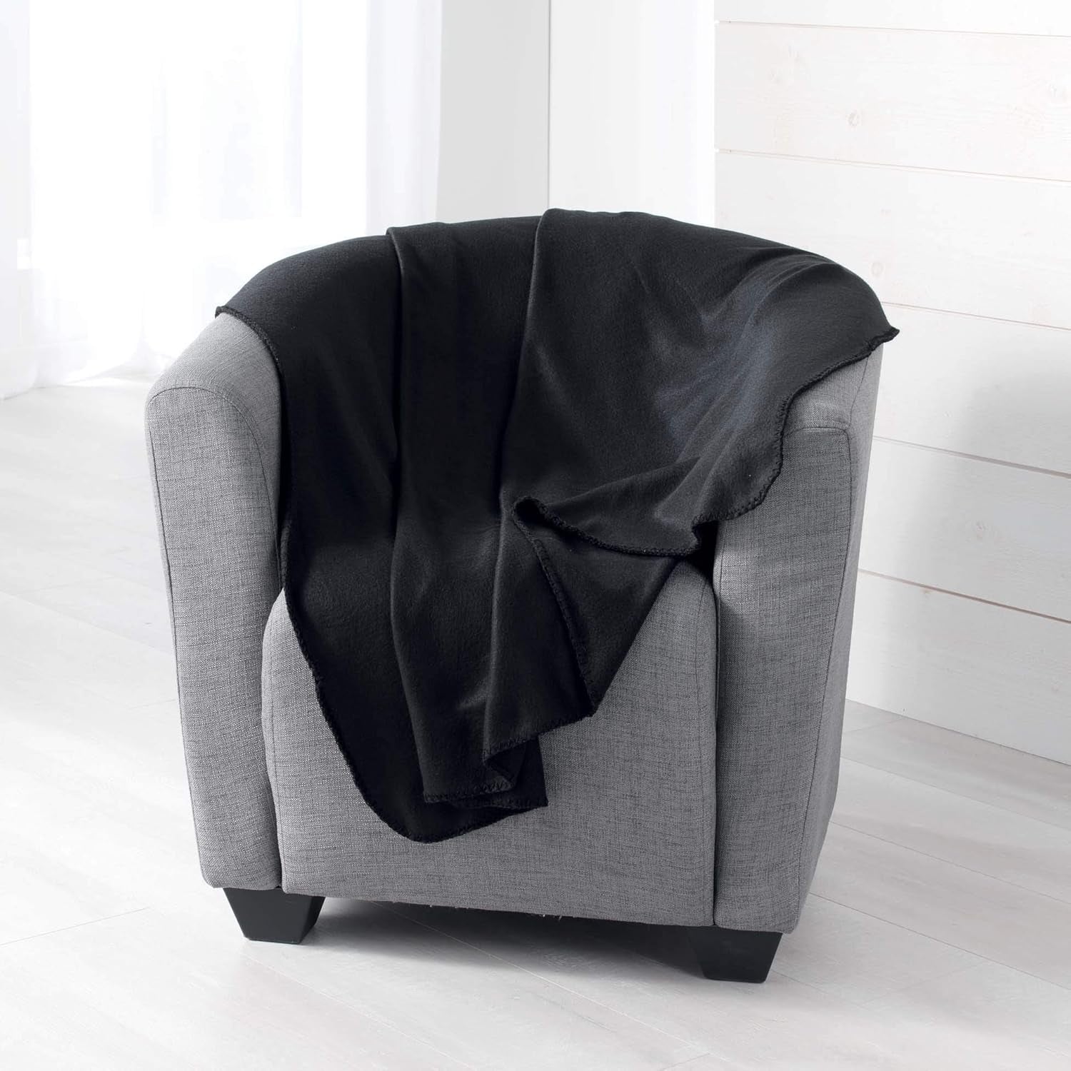 Douceur D'Intérieur, coperta in pile Milou rosa antico, 125 X 150 Cm Douceur d'Intérieur Letti e coperte Nero 125 X 150 Cm