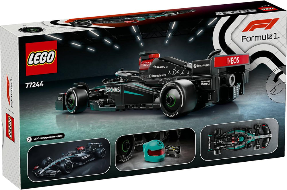 Auto da corsa Mercedes-Amg F1 W15 LEGO Speed Champions - Minifigure giocattolo di Formula 1 - Modello di auto da collezione e costruibile - Regalo per ragazzi e ragazze 10+ o fan adulti 77244 Set di costruzione Besuche den LEGO-Store