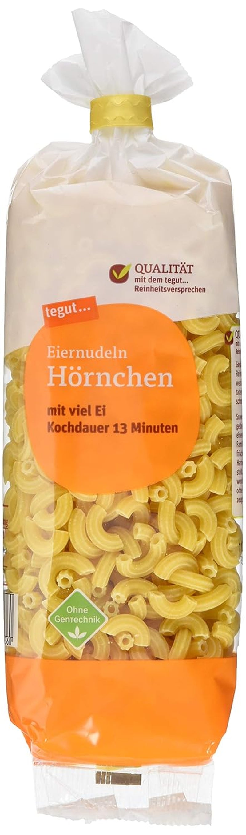 tegut... Gusci di pasta all'uovo, 1 x 250 g