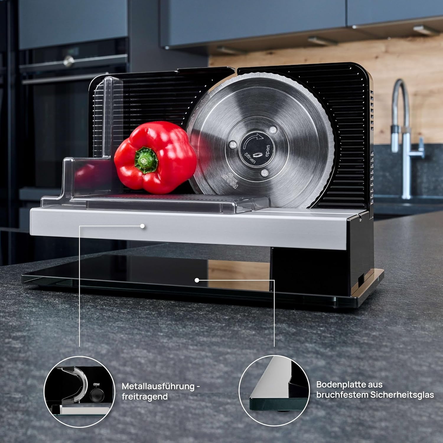 Ritter Sono 2 Affettatrice elettrica multifunzione Rasnite e Affettatrici Naty Shop