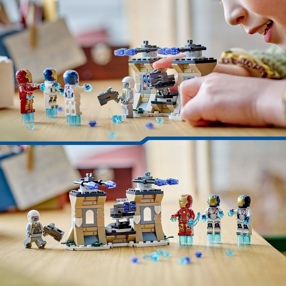 LEGO Marvel Iron Man e Iron Legion vs. Soldato Hydra, giocattolo da costruzione degli Avengers, set da gioco creativo per bambini e fan dei supereroi, regalo per ragazzi e ragazze di 6 anni 76288 Set da costruzione Acquista dal negozio LEGO
