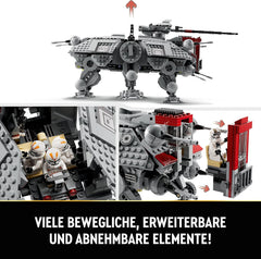 LEGO Star Wars At-Te Walker Modello giocattolo mobile Set di minifigure che include 3 Clone Trooper, droidi da battaglia e Droide ragno nano 75337 Set di costruzione Acquista il negozio LEGO