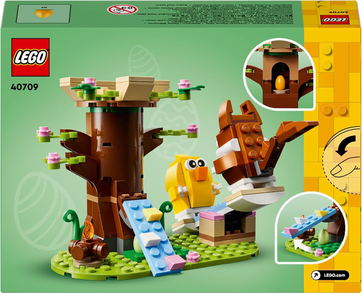 LEGO Parco giochi primaverile degli animali, set da costruzione con uccelli e scoiattoli, set da gioco con la casa sull'albero per bambini, idea regalo per ragazzi e ragazze di 8 anni, set di animali, figure di animali giocattolo 40709 Set da costruzione Beuche den LEGO-Store