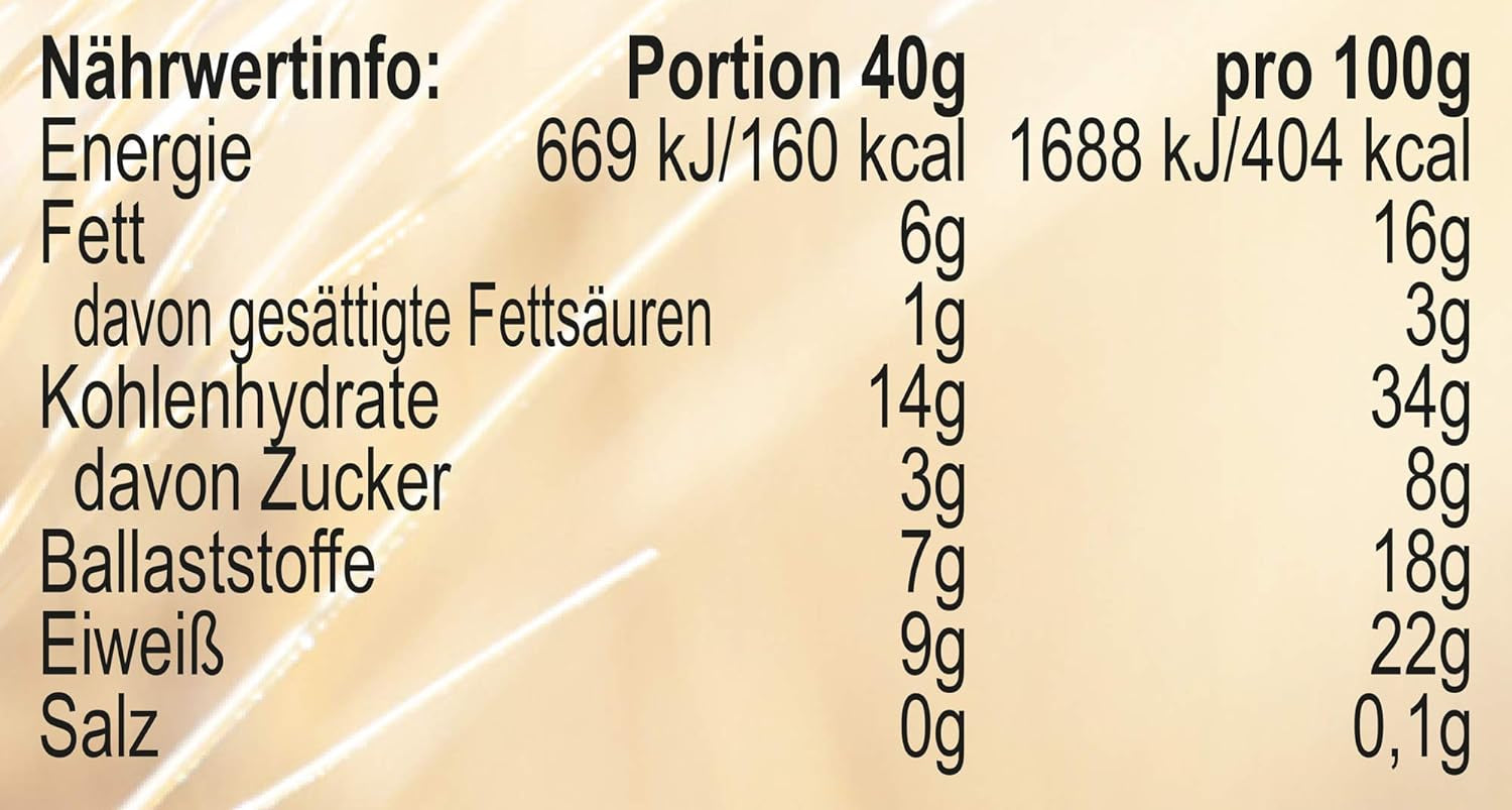 Seitenbacher Müsli Ballaststoff Und Frucht I Ohne Zugesetzten Zucker I Ohne Zugesetztes Fett I (1 X 750 G) Cereals Naty Shop