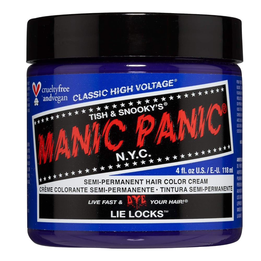 Manic Panic Electric Lizard Classic Cream, vegan, fără cruzime, vopsea de păr verde semipermanentă 118ml