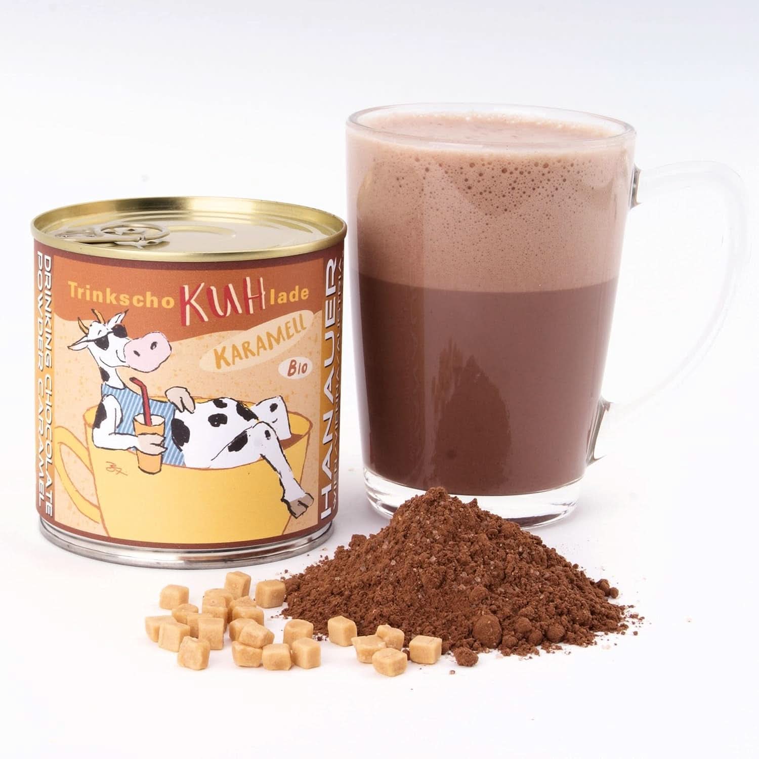 Ciocolată de băut, bio - cutie 250 grame Cacao si Ciocolata Calda Naty Shop Caramel