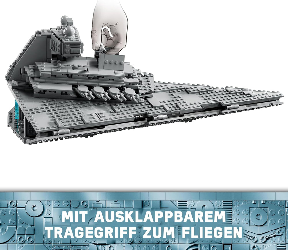 LEGO Star Wars Imperial Star Destroyer, set astronave, giocattolo da costruzione, set da gioco Darth Vader e Cal Kestis, regalo di compleanno per ragazzi, ragazze e fan 75394 Set da costruzione Acquista il negozio LEGO