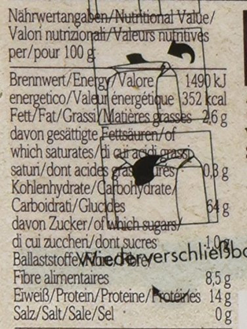 Fiocchi di cereali antichi VERIVAL - Biologici, confezione da 6 (6 x 500 g)