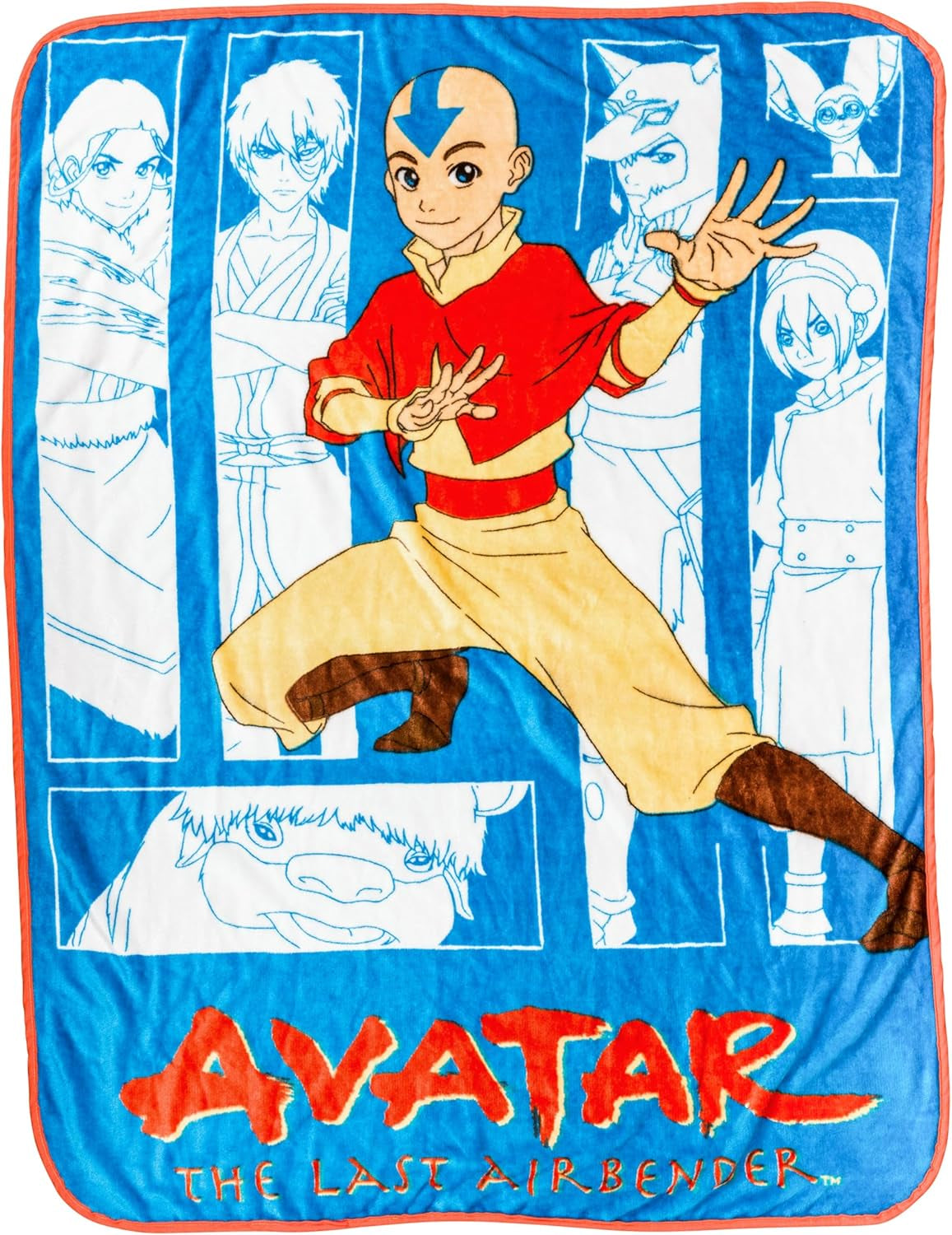 Coperta sospesa Silver Buffalo Garfield, pile, 114,3 X 152,4 cm Letti e coperte Silver Buffalo Avatar The Last Airbender