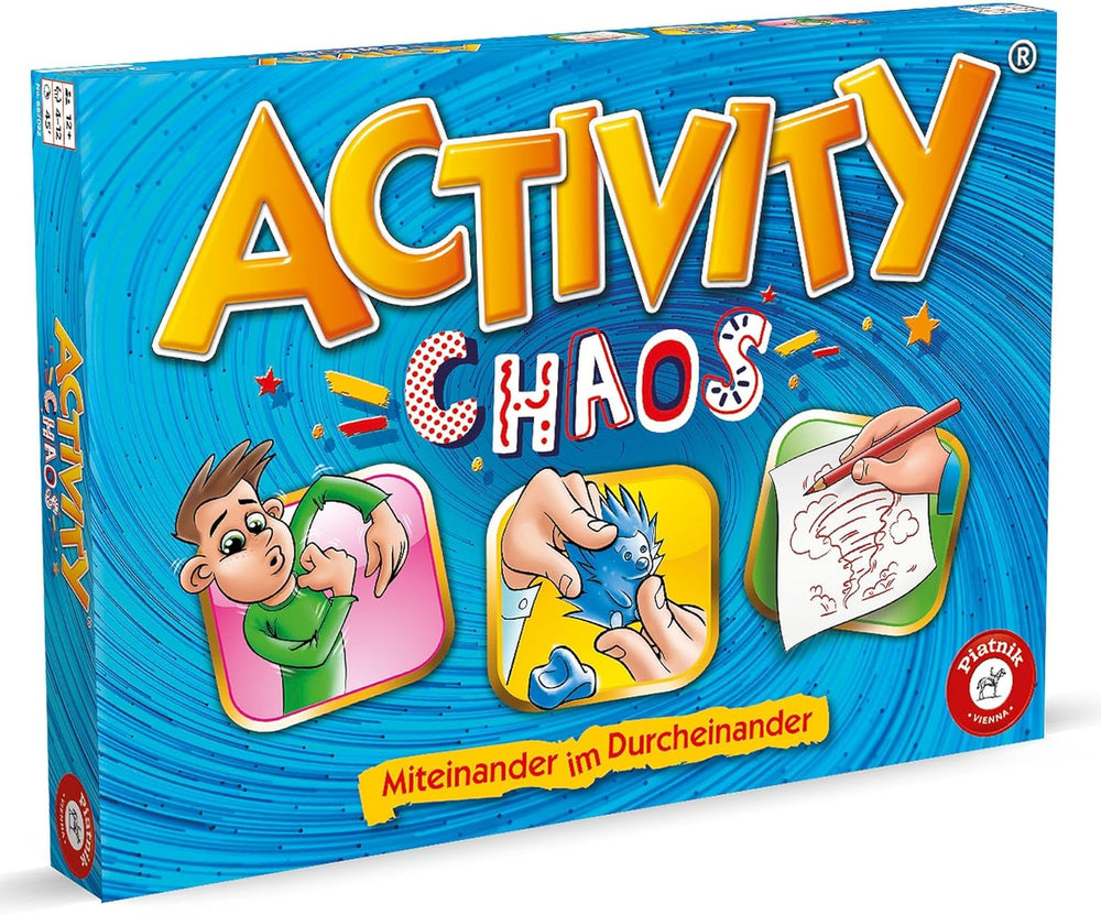 Piatnik 6028 - Joc original cu activități | Joc clasic pentru petreceri și seri de jocuri | Sunt necesare pantomimă, desen și explicații | 2.640 de termeni noi | Maxim 16 jucători posibili