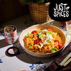 Just Spices Peperoncino Aglio Sale I Gewürzmix, der zu allen Gerichten schmeckt I Gewürzdose, 55 g
