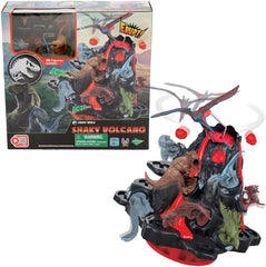 EPOCH Games - Jurassic World Vulcanul Tremurător, 7509, Jucărie Dinozaur, Joc de Societate pentru Copii cu Vârsta de 4 Ani și Peste