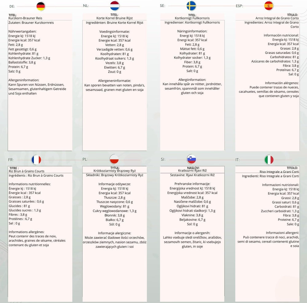 Riso integrale a chicco corto Wholefood Earth - non OGM - naturale - vegano - senza latticini - senza zuccheri aggiunti, 2 kg