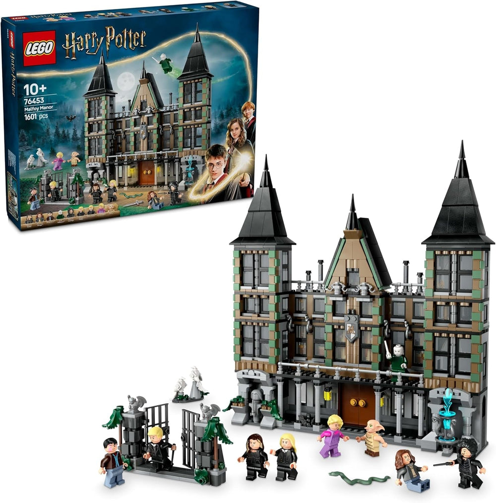 LEGO Harry Potter Tenuta di campagna della famiglia Malfoy, fantastico giocattolo da collezionare ed esporre, regalo per ragazzi, ragazze e appassionati del mondo magico, idea regalo con 9 minifigure 76453 Set da costruzione Besuche den LEGO-Store Titolo predefinito