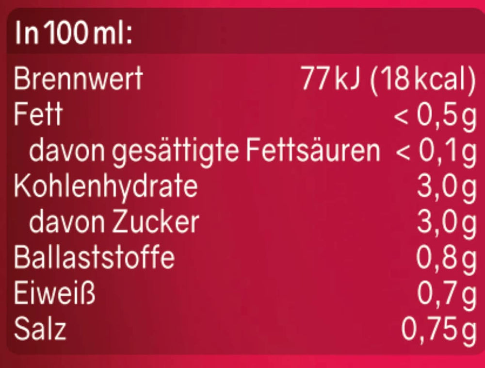 RABENHORST (6 X 700ml) - Succo di verdura di alta qualità da varie verdure Bevande analcoliche Naty Shop