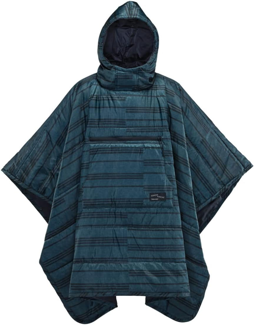 Therm-A-Rest Honcho Poncho unisex Coperta indossabile con cappuccio Coperta indossabile con cappuccio Letti e coperte Therm-a-Rest Blu Taglia standard