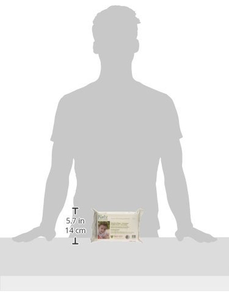 Eco by Naty Baby Care, salviettine umidificate biologiche per neonati, senza profumo, 56 pannolini