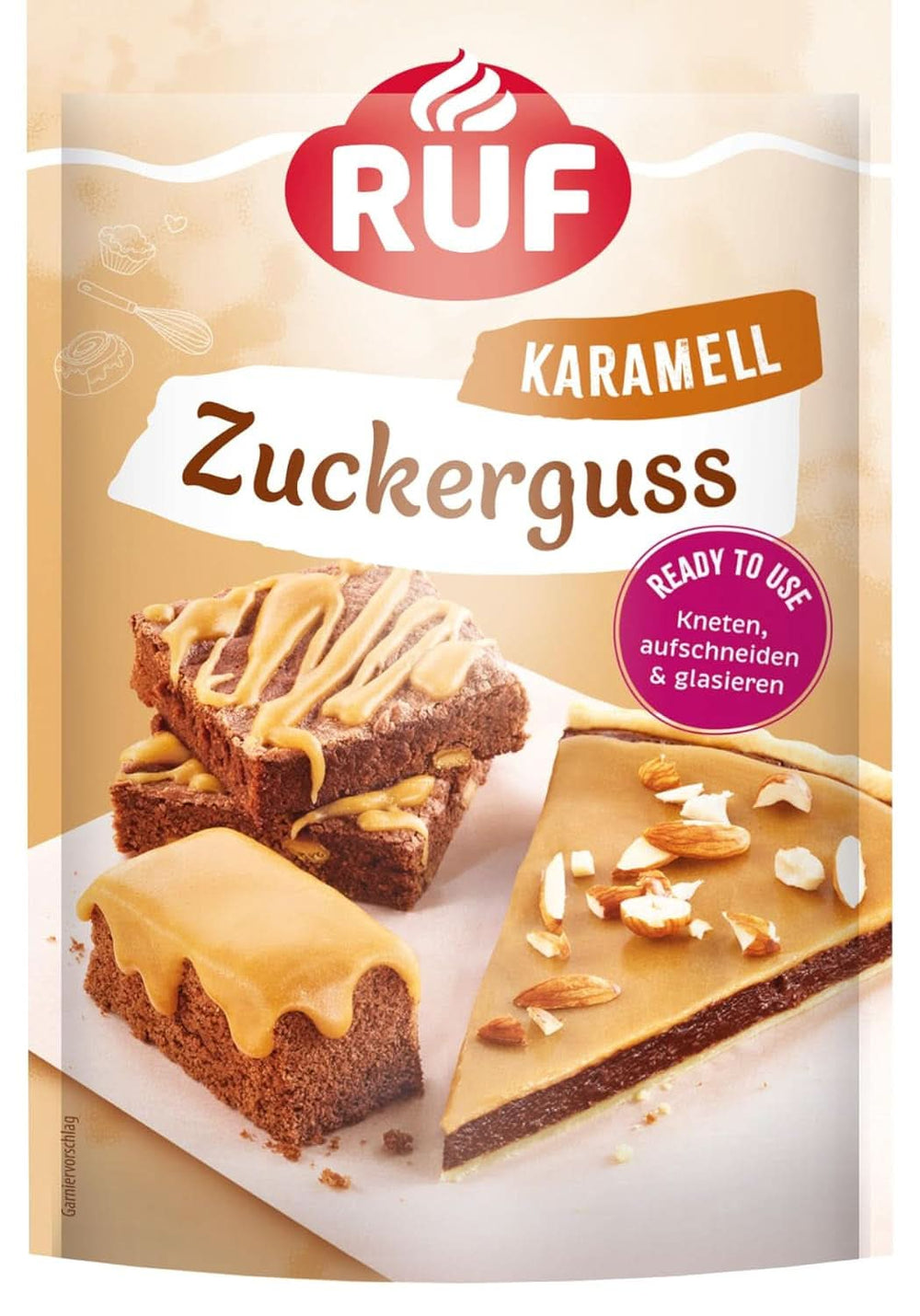 Glassa al caramello RUF, 150 grammi Spruzza cioccolato Naty Shop al caramello
