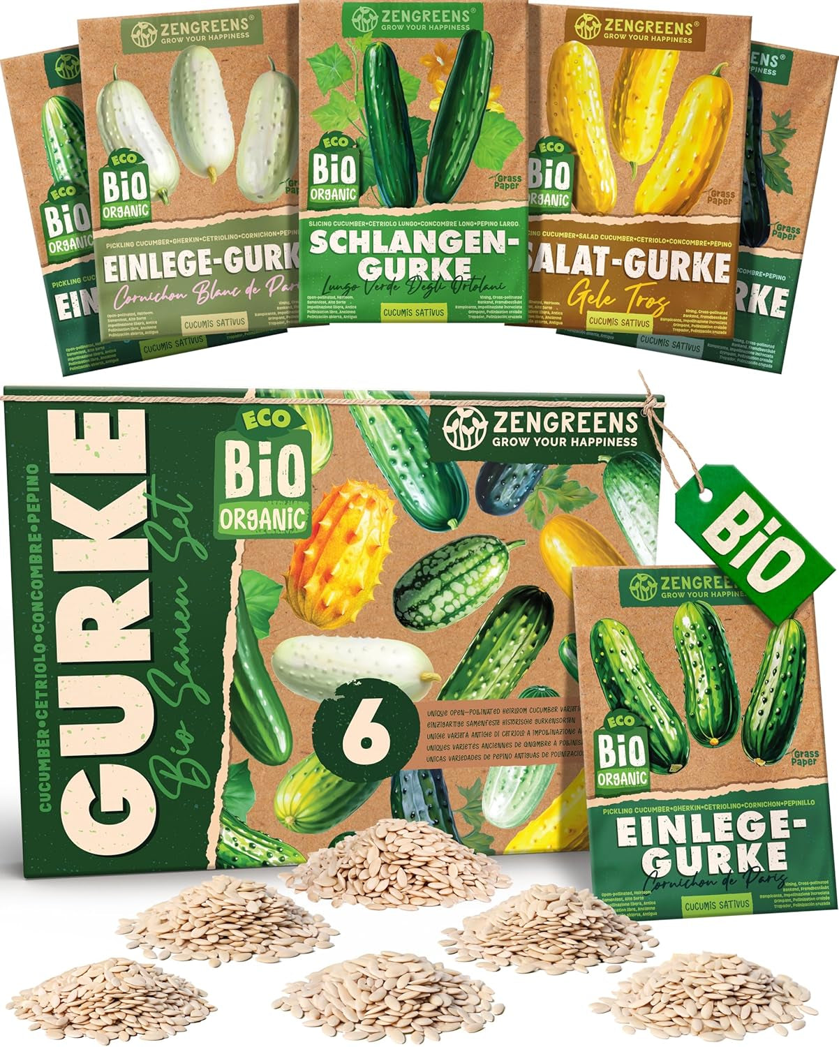 Semi di pomodoro biologico in set da 10 - 10 semi di pomodoro per una facile coltivazione in giardino, balcone o aiuola rialzata - Semi di piante - Piantine