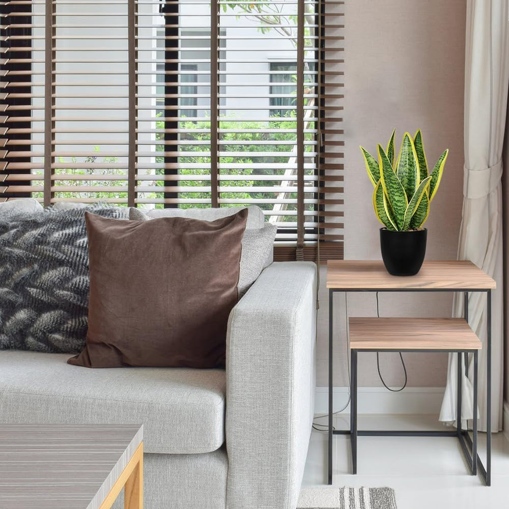 Sansevieria Kunstpflanze Im Keramiktopf, Kleine Zimmerpflanze, Künstliche Schlangenpflanze, Kunstpflanzen Wie Echt Perfekt Für Badezimmer Schlafzimmer Home Office Dekoration, Höhe 33Cm