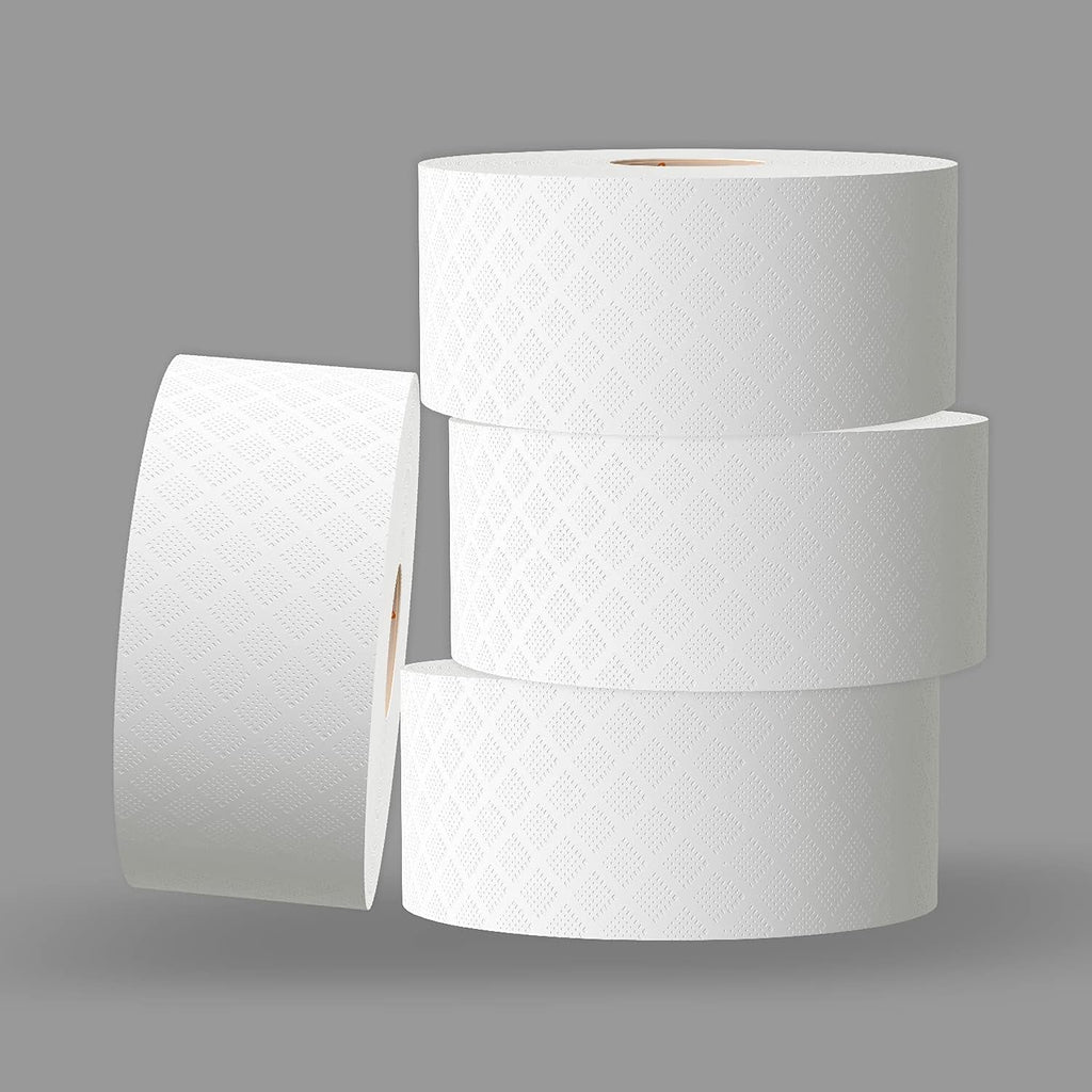 Hârtie igienică Renova Jumbo BLK, 12 role la 170 M, hârtie albă, 2 straturi